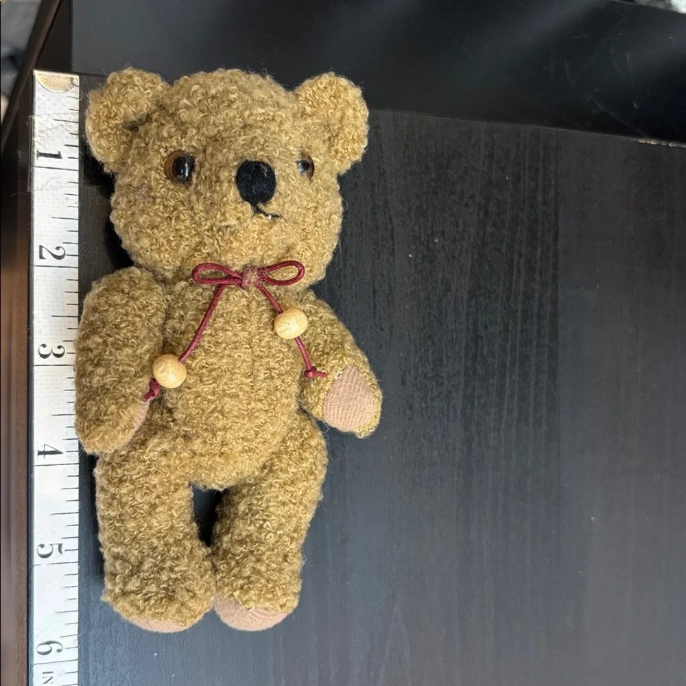 Vintage Collectible Adorable small tan Teddy Bear with moveable limbs. - Picture 13 of 14